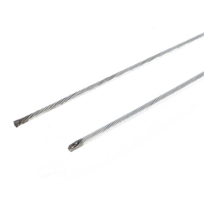 Câble D'Embrayage Moto Universel 1,3m Ø1,5mm - Kit De Réparation Avec 8 Raccords - Pour MX, Cross, Dirt Bike