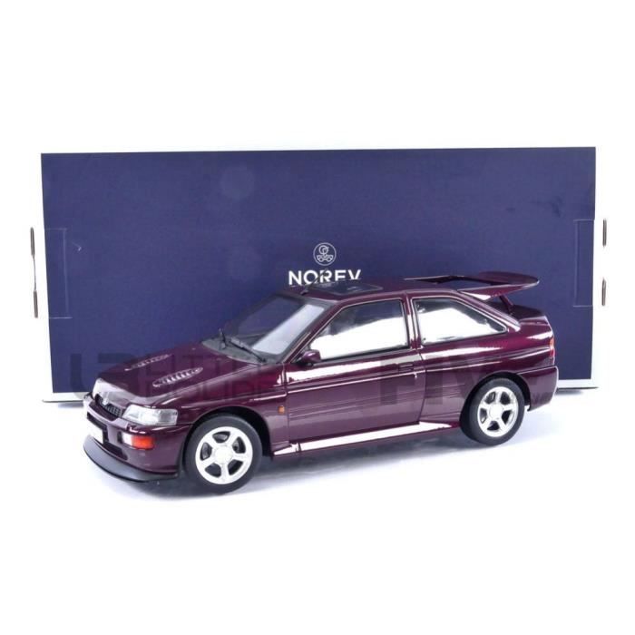 Voiture Miniature de Collection - NOREV 1/18 - FORD Escort Cosworth - 1992 - Purple Metallic - 182778