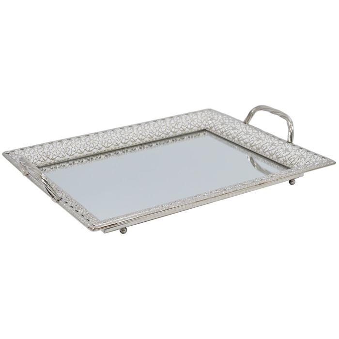 aro Plateau de service, polypropylène, 34.5 x 26.5 x 2 cm, rectangulaire, empilable, noir, 6 unités