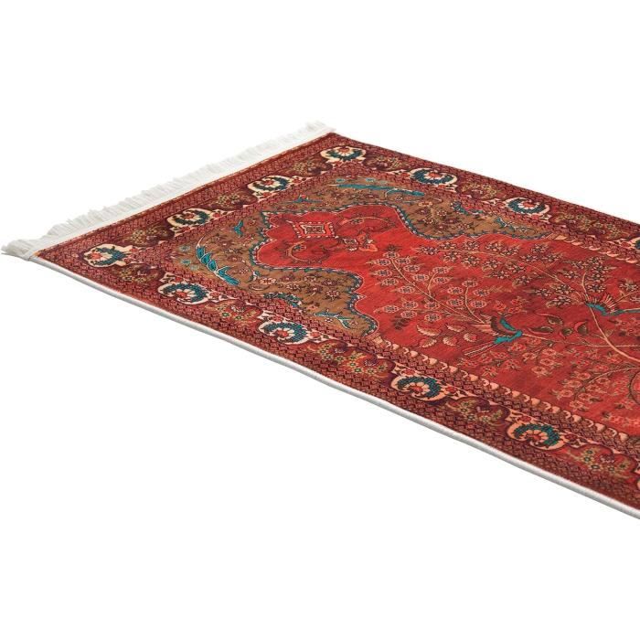 Tapis De Prière Doux Au Toucher Orange Passion, Saison D