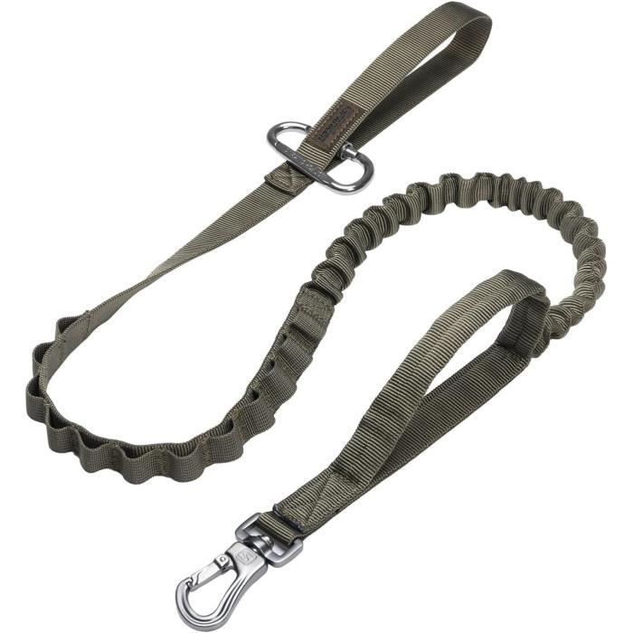 Longe Élastique Pour Chien 120-140 Cm - Amortisseur Anti-Traction Avec Poignée Rembourrée - 12