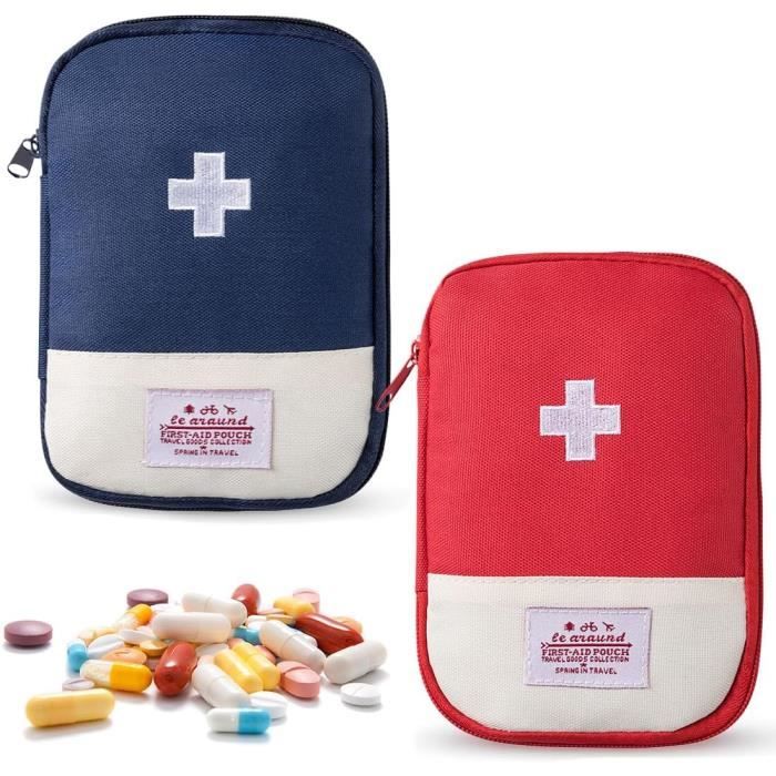 2 Pièces Trousse Pharmacie, Trousse De Secours Vide, Trousse