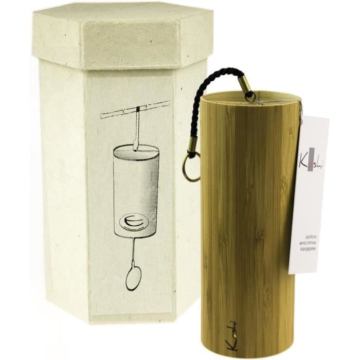 Carillon A Vento Koshi In Bambù | Modello Terra | Suono Armonioso | Fatto A Mano In Francia - Foto 8