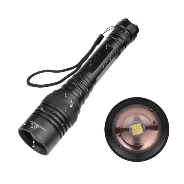 Lampe Torche Xhp50 Led Ultra Puissante Lampe De Poche Led Rechargeable