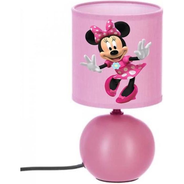 Lampe De Chevet Minnie | Les Créations En Bois De Maryline