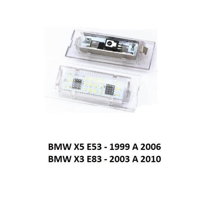 2 MODULES LED PLAQUE BMW X5 E53 ET X3 E83