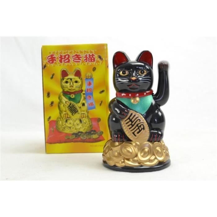 Maneki Neko Petit Chat Japonais Noir Porte Bonheur Cdiscount Maison Maneki Neko Petit Chat Japonais Noir Porte Bonheur Cdiscount Maison