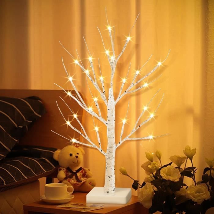 Sapin de Noël de Table, 60 cm Mini Sapin de Noël Artificiel ,Mini Sapin de Noel Lumineux