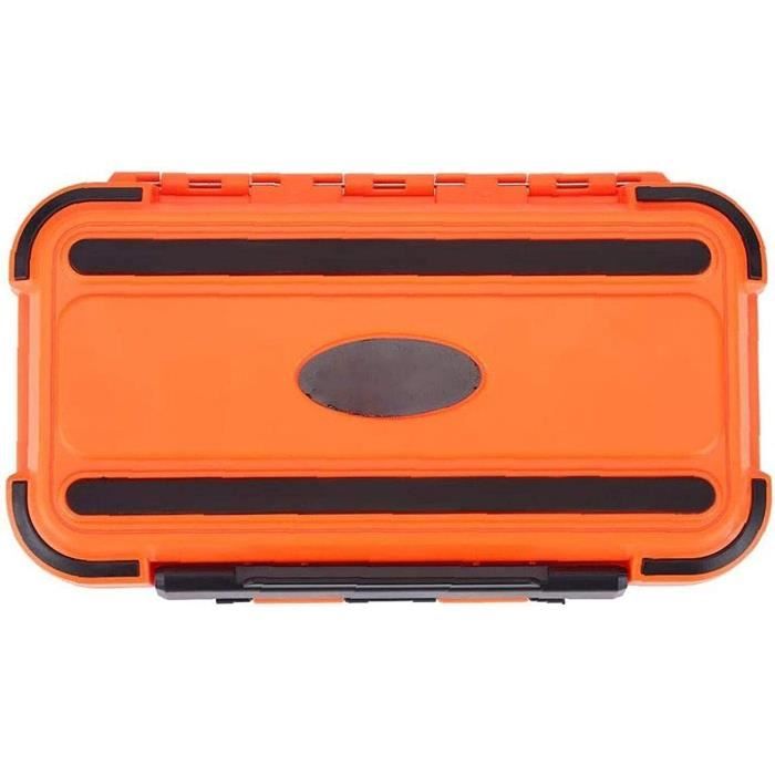 XAGMODSHN Boîte de rangement pour matériel de pêche à la carpe, boîte d'appâts pour matériel de pêche, 105 x 65 x 24 mm