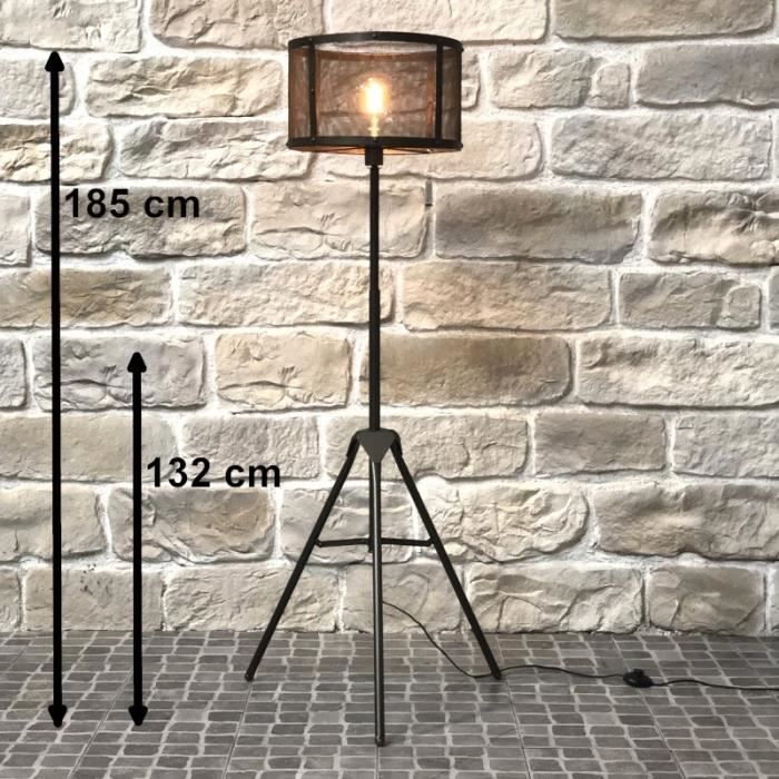 Lampadaire Industriel Sur Trepied Sur Pied Lampe Industrielle 185