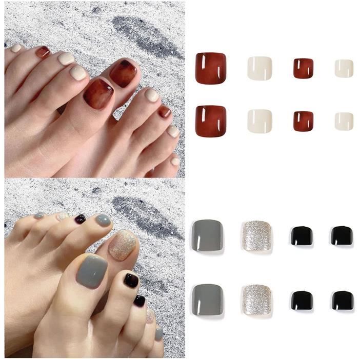 Colle faux ongles pieds - Cdiscount