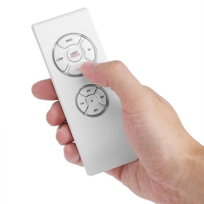 Télécommande Universelle Pour Ventilateur De Plafond – 6 Vitesses + Minuterie – Installation Facile - 5