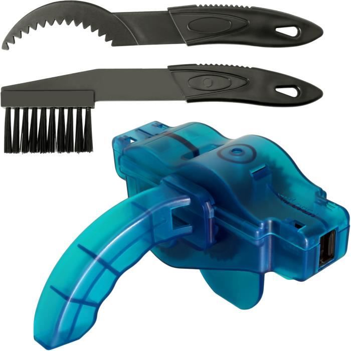 CampTeck Nettoyeur Chaine de Vélo Boitier Brosse Outil Nettoyage Chaine