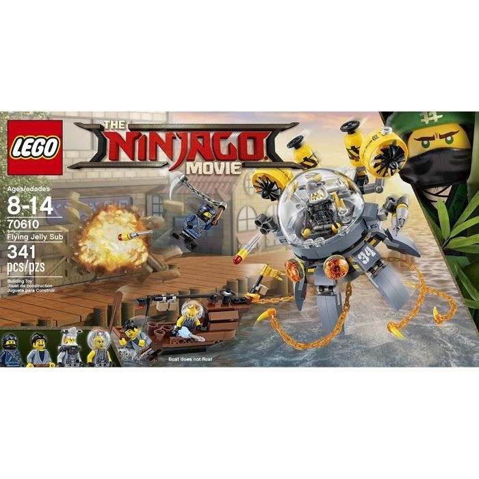 Jeu de construction LEGO Ninjago - Méduse Turbo - 4 mini figurines incluses