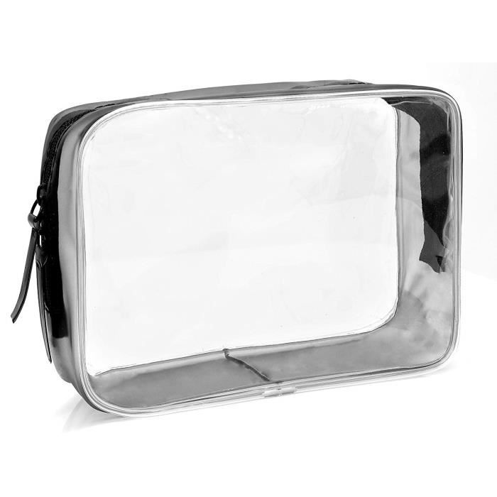 MyGadget Pochette de Voyage en Plastique Transparent pour Avion