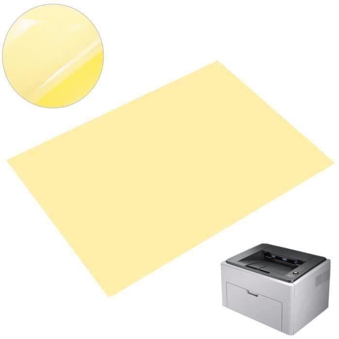 5 A4 Imprimante Laser Transparent Adhésif Autocollant Film