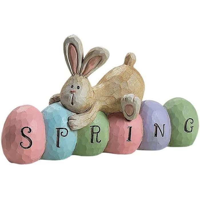 Figurines de lapin, Sculptures miniatures, Statue de lapin, pour