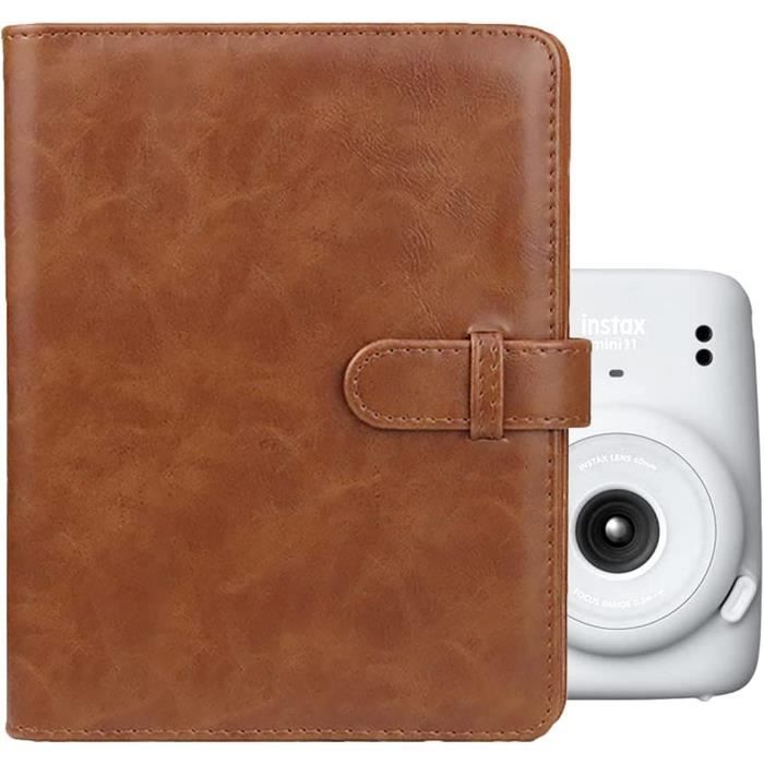 APPAREIL PHOTO INSTANTANE Album photo Mini 128 pochettes, portefeuille en cuir PU pour appareil photo instantané Fujifilm Instax M