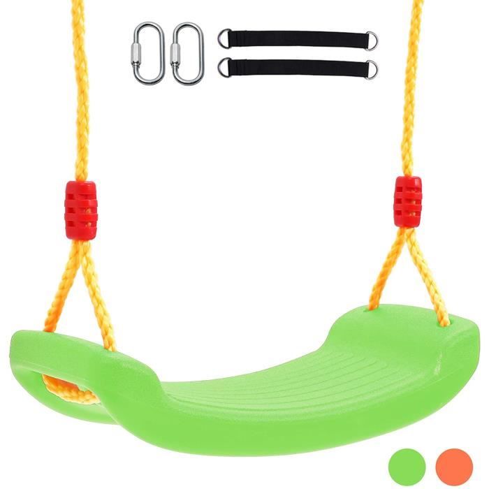 Siege Balancoire Enfant Exterieur Portique Balancoire Bebe Avec Accessoire Pour Jardin Vert Cdiscount Jeux Jouets