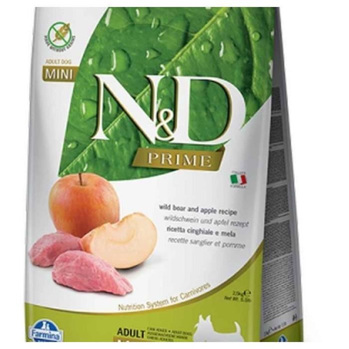 Farmina N&D Prime Sanglier et Pomme MINI pour Chien 7Kg Cdiscount