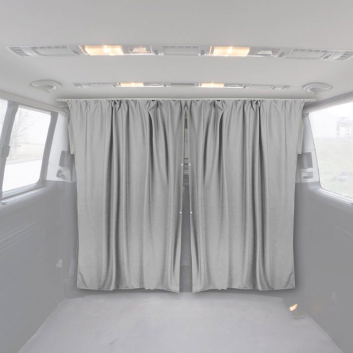 Rideau de séparation de cabine pour voiture Universel Gris Tissu