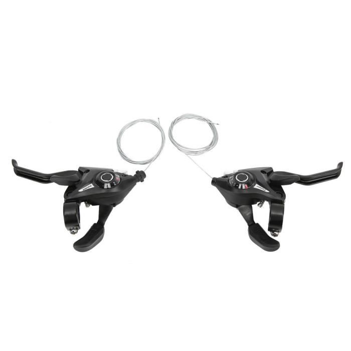 Levier Combo Frein/vitesse Vélo 3x7 Vitesses - Universel - Lot De 2