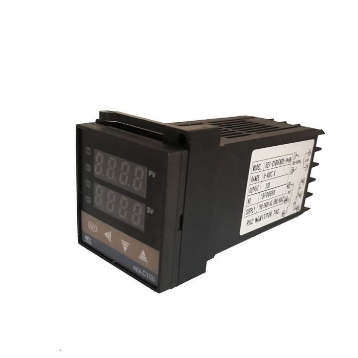 Mesure thermique,Thermostat numérique PID, Rex-C100 sorties, SSR-DA40
