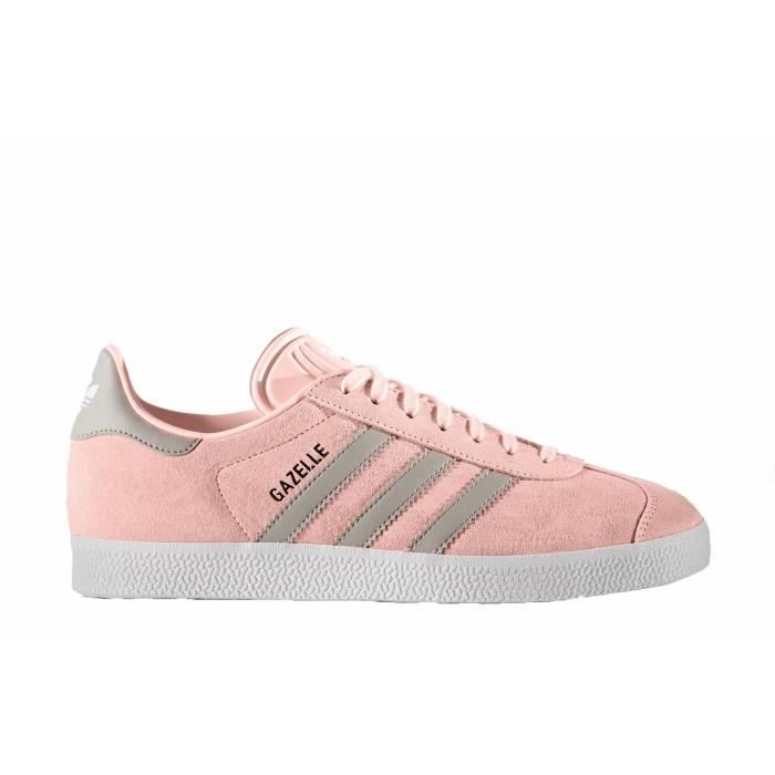 gazelle femme grise rose