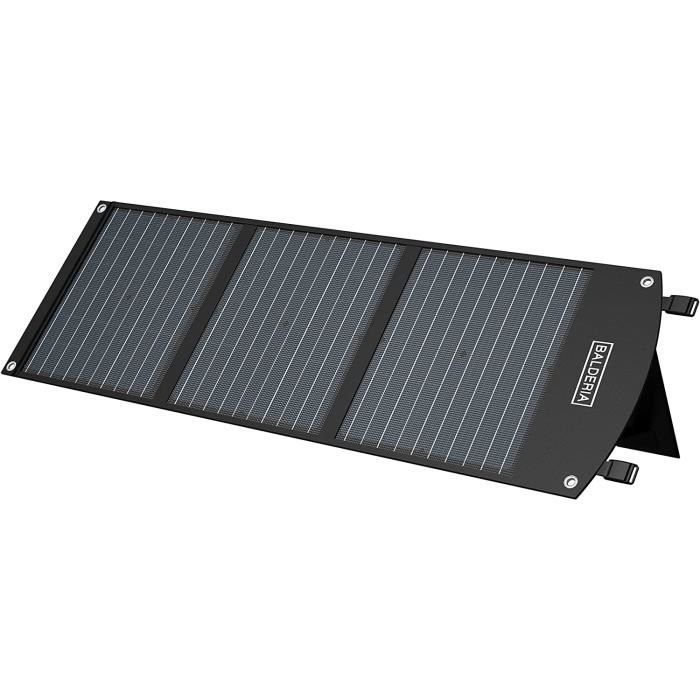 BALDERIA Solarboard SP60 : Panneau solaire pliable 60W pour powerstation, panneau solaire pour générateur solaire mobile