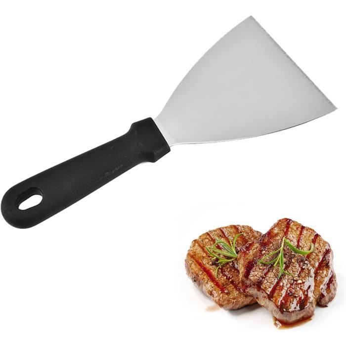 Spatule à Glace Piazza En Inox - Manche Gris - Fabriquée En Italie