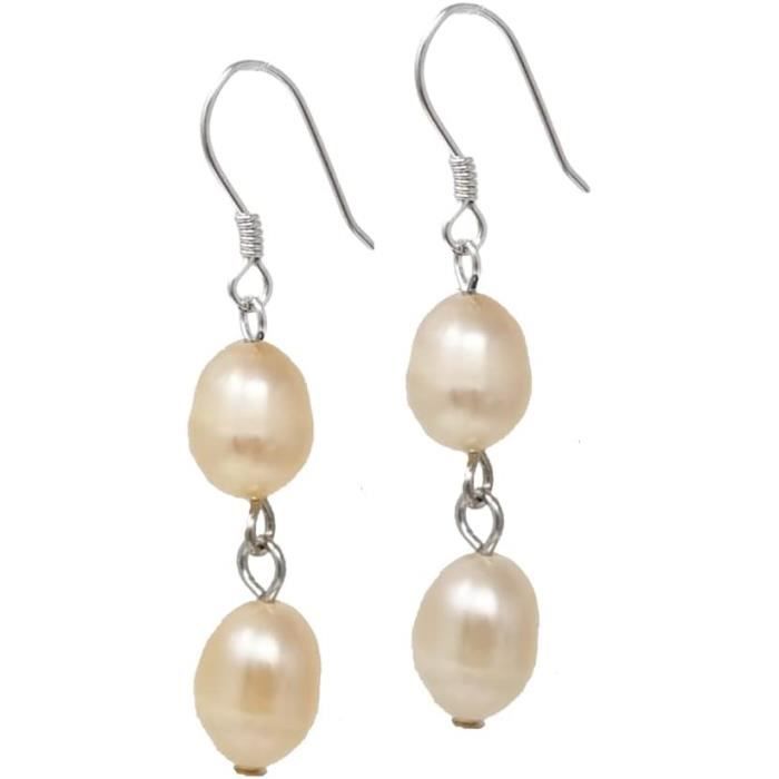 Boucles d'Oreilles Pendantes Or Avec Nacre Naturelle | Lora&Moi Boucles d'Oreilles Pendantes Or Avec Nacre Naturelle | Lora&Moi