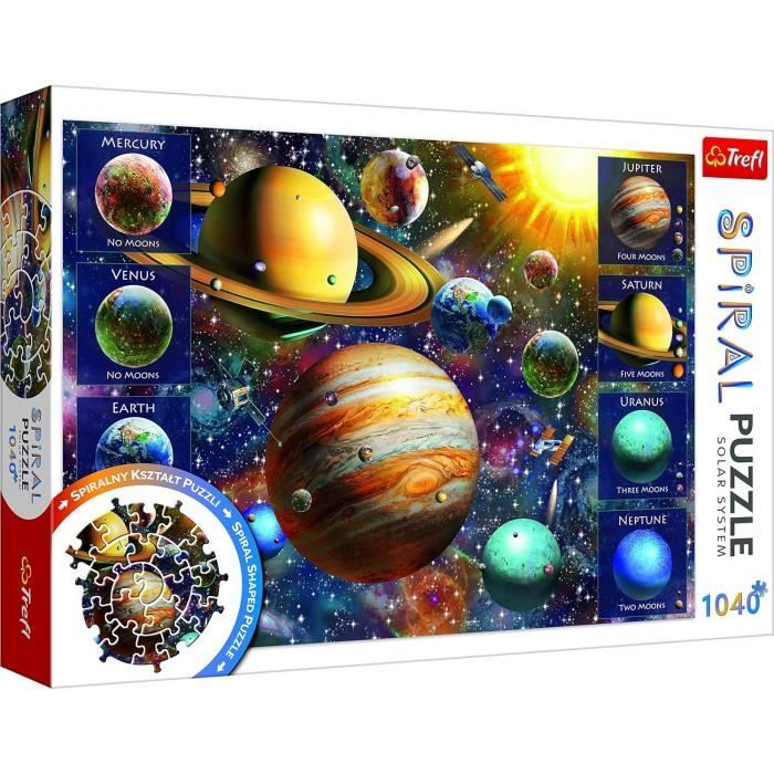 Vaguelly 1 Ensemble Puzzle Du Système Solaire Puzzle Spatial Du Sys Solaire Montessori Jouet De Developpement Precoce Puz Am