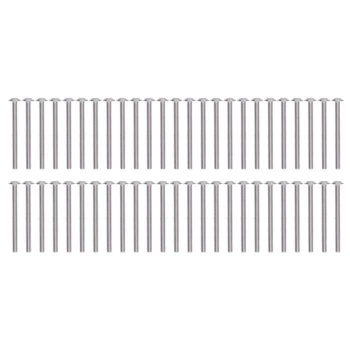 Vis métaux tête cylindrique 6 pans creux 5 x 90 mm CHC INOX A4 - Boite Vis métaux tête cylindrique 6 pans creux 5 x 90 mm CHC INOX A4 - Boite