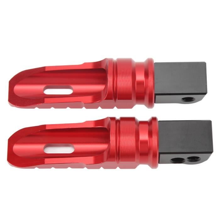 Paire De Repose-Pieds Moto Pliables En Aluminium CNC – Filetage 10 Mm Gauche/Droite, Ultra Confort Et Robuste Pour Pilote Et Passager