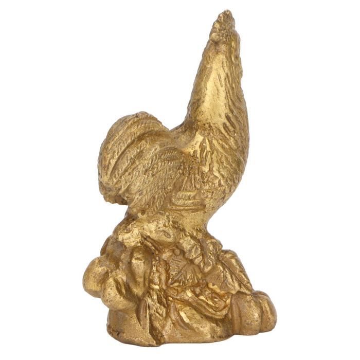 Sculpture Antique Coq En Acier Forgé Art Populaire - Figurine Oiseau Faite Main - Occasion