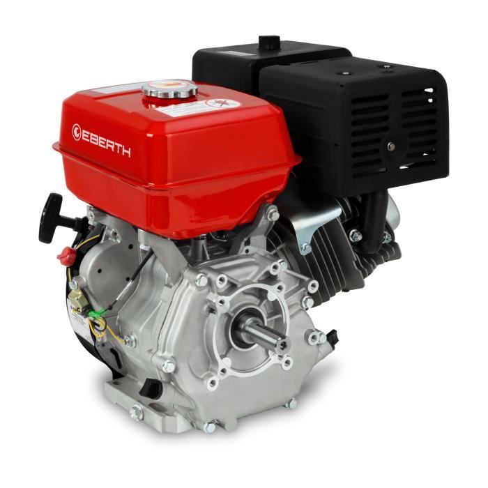 Moteur à Essence EBERTH 15 CV (11,03 KW) - 420 Cm3, Arbre 25,4 Mm, 4 Temps - Neuf Sous Emballage