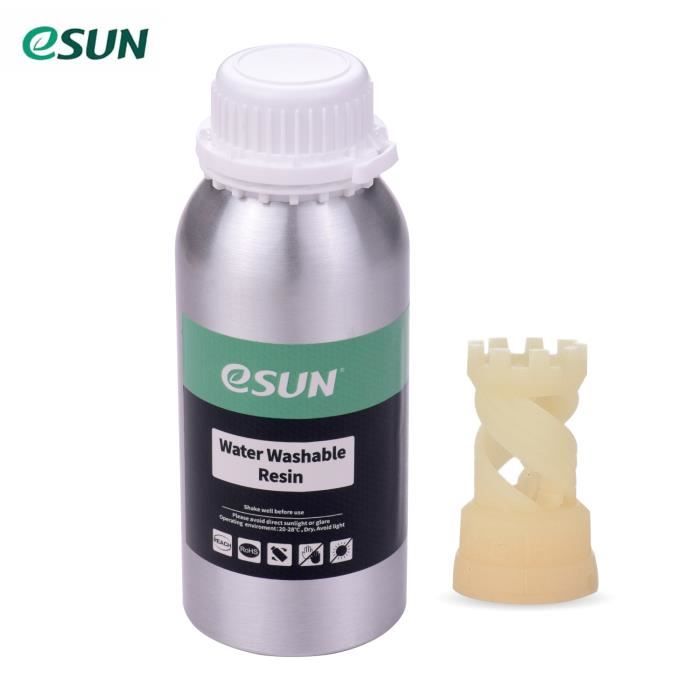 Resine Lavable A L Eau Esun Pour Imprimante 3d Lcd Bouteille En