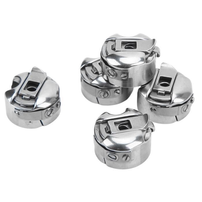 2 Boîtiers De Canette Métal Pour Machine Singer 15 - Compatible Chargement Frontal