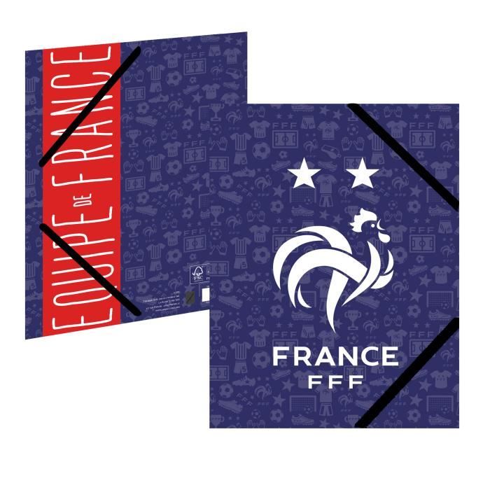 Claquettes Officielles Équipe De France De Football FFF - Matière Gomme, Collection 100% Officielle