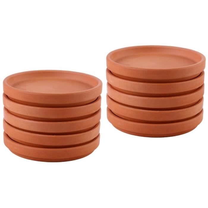 10 PCS Pottery Plantez de fleurs Saucers Planter Planter Pot Planter