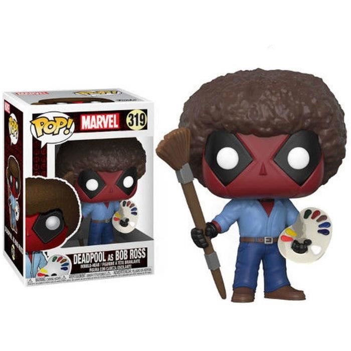 Figurine Funko Pop! Marvel Deadpool Playtime: Deadpool Bob Ross 9 cm