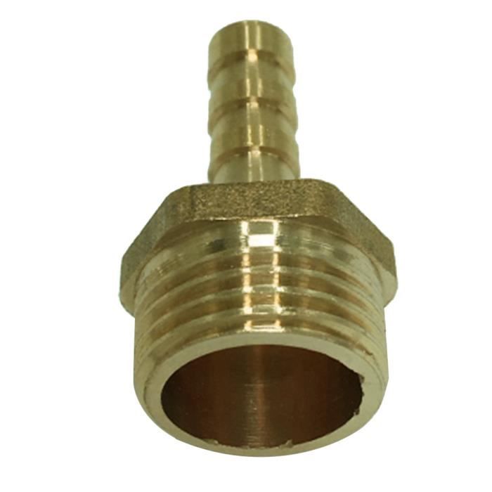 Raccord SOURCING MAP 1Pcs 8mm à 4mm Raccord Cannelé Tuyau