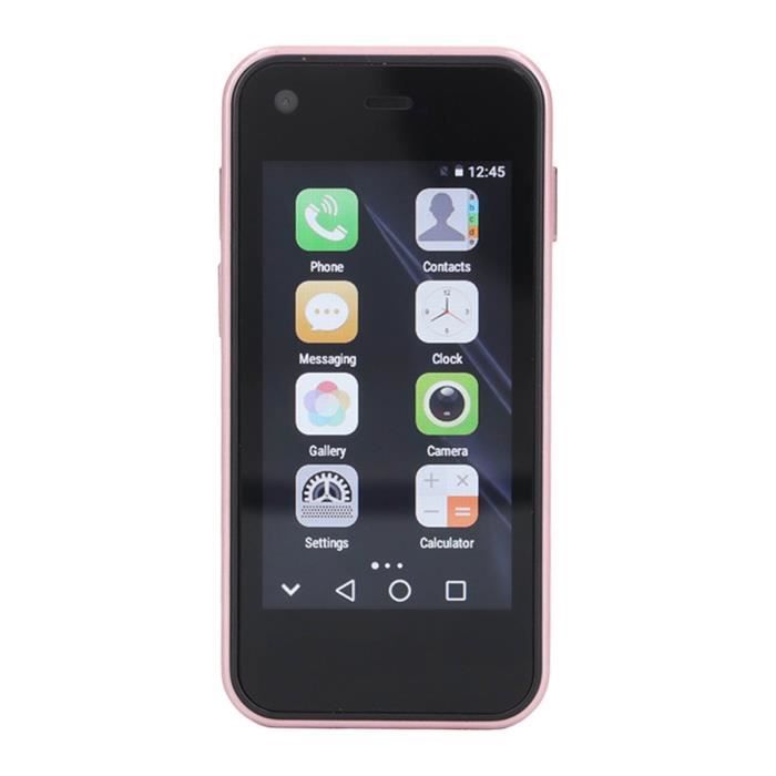 BOY Face Unlock Mini Smartphone WiFi GPS 1GB 8GB Quad Core Android Kids Phone 1680mAh (Livré
