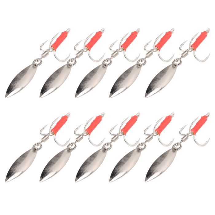 Tigofly Lot 50 Grosses Vis 37 Mm Acier Inoxydable - Vis Pour Leurres De Pêche - Anneau 4 Mm - Montage Solide Et Résistant