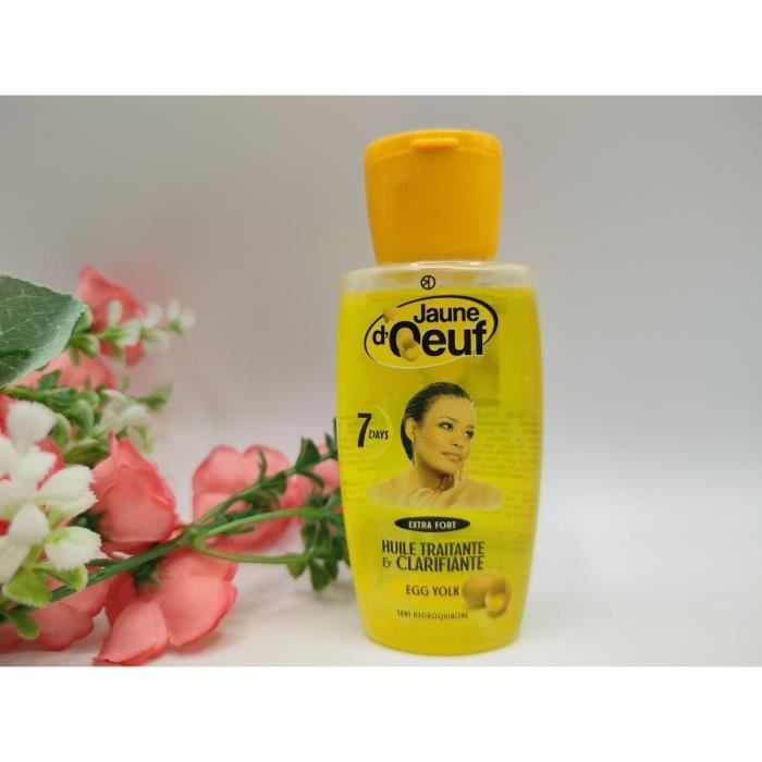 Gel douche jaune d'oeuf éclaircissant, gommant et exfoliant 500ml