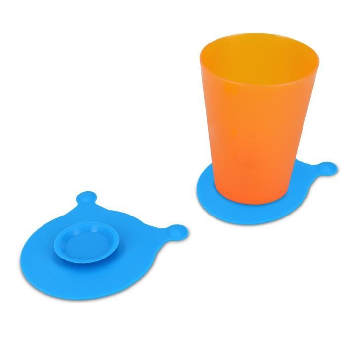 Kwmobile 2x Ventouse Assiette Bebe Lot De 2 Ventouses En Silicone Support Antiderapant Pour Bol Verre Tasse Bouteille Enfant Cdiscount Maison