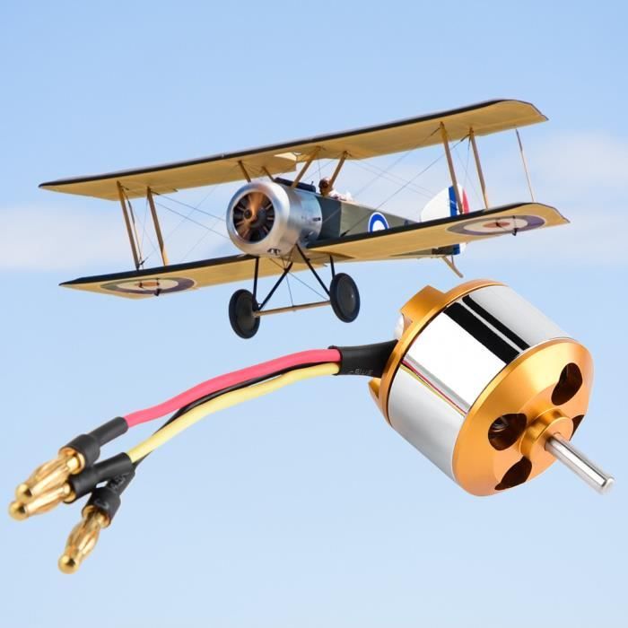 Lv.life Brushless Motor2814 1000 1400KV 2kg Moteur de poussée 34S pour avion RC à voilure
