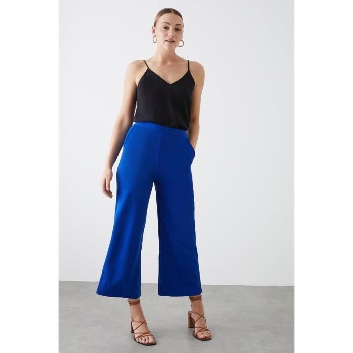 Buy Dorothy Perkins Wide Leg Culotte Pants In Black | 6thStreet Kuwait