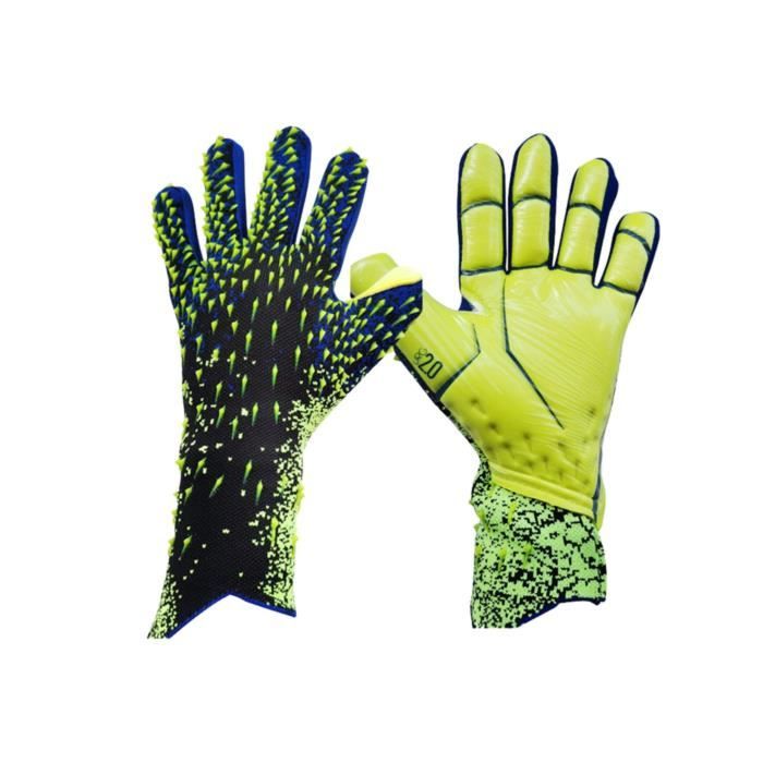 Gants De Gardien De But Jalunth - Enfant/adulte, Protections Doigts, Paume Latex Antidérapant, Dos PU