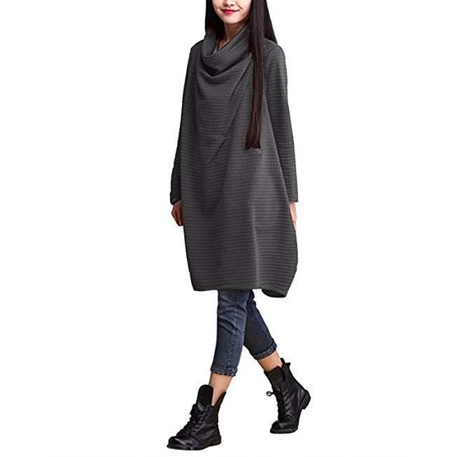 pull robe oversize femme
